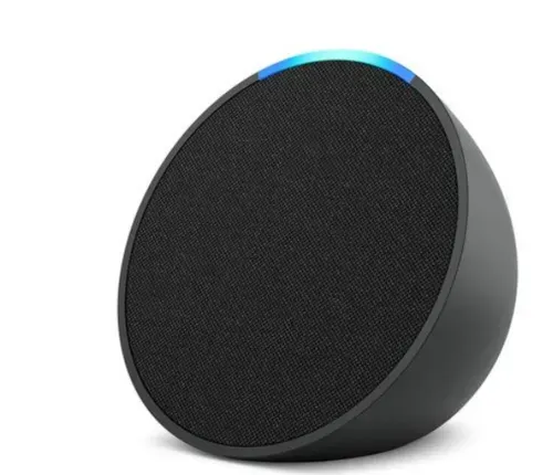 Echo Pop Amazon, Com Alexa, Smart Speaker, Som Envolvente, Preto - B09wxvh7wk